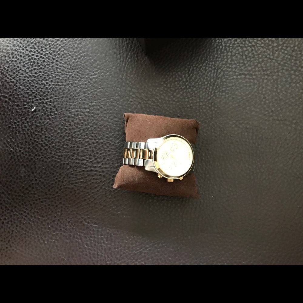 MICHAEL KORS 2 tone unisex watch